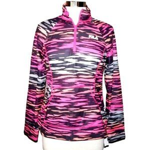 2 Fila  1/4 Zip Long Sleeve Y2K Pullovers